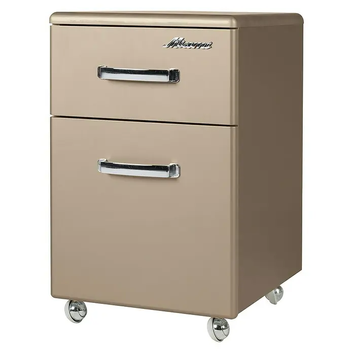 Phönix Miami Rollcontainer - L x B x H: 40 x 36 x 61,4 cm, Taupe, Anzahl Schubladen: 1 Stk. - Linke Seitenansicht