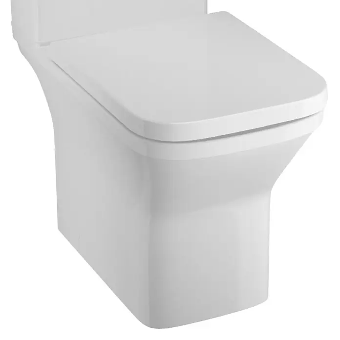 Camargue Los Angeles Stajaća WC školjka - Bez ruba, Bez posebne glazure, Oblik ispiranja: Duboko, WC odvod: Vodoravno, Bijele boje