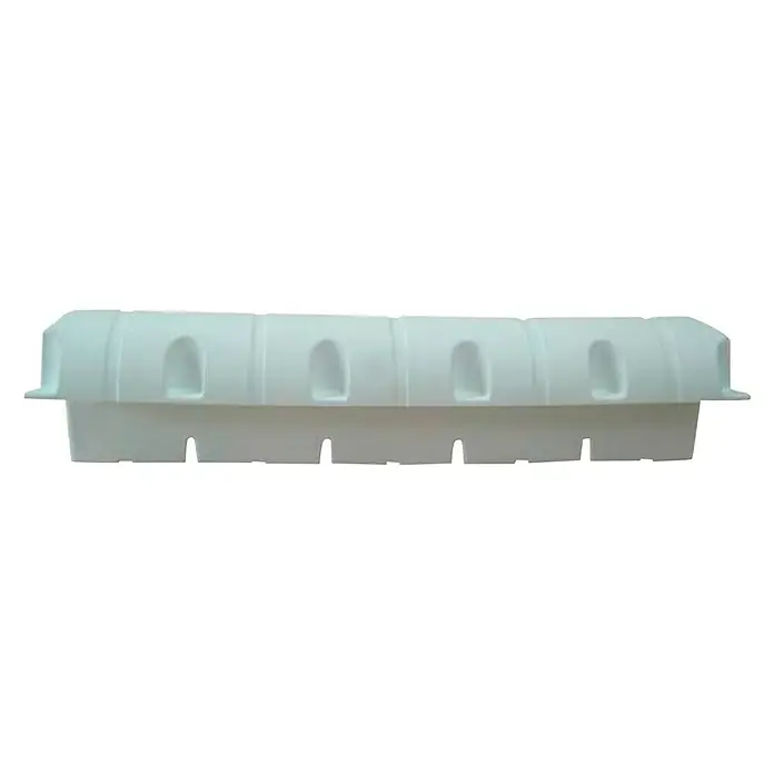 Defensa plana para pantalán - L x An x Al: 110 x 24 x 24 cm, Recto, Blanco