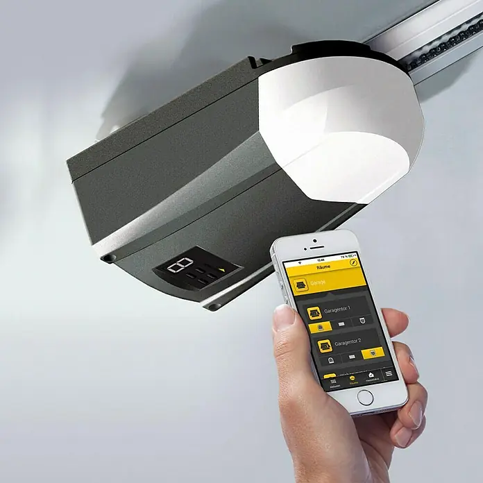 Schellenberg Smart Home Garagentorantrieb Smart Drive 10 Premium - Torfläche: Max. 10 m², Zugkraft: Max. 600 N - Vorderansicht