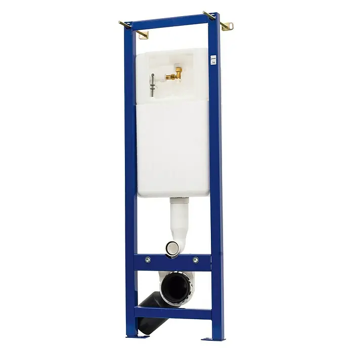 Siamp WC-Vorwandelement BH-WC-001 - 2-Mengen-Spülung, 18 x 36 x 118 cm