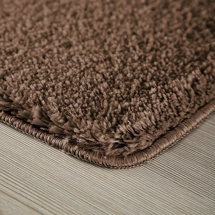 Camargue Badteppich Akela - Braun, 60 x 50 cm, 100% Polyester - Rechte Seitenansicht