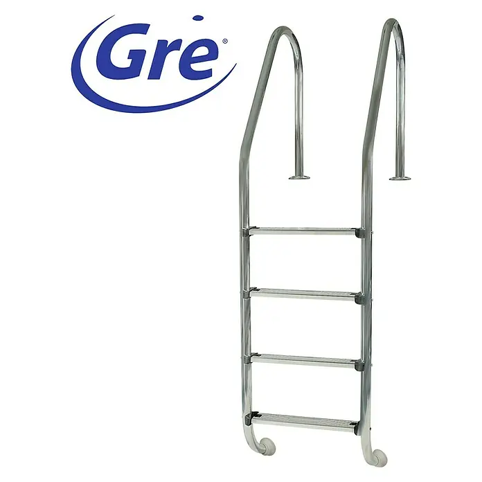 Gre Piscina ovalada enterrada Madagascar - L x An x Al: 700 x 320 x 150 cm, 27.470 l, Blanco