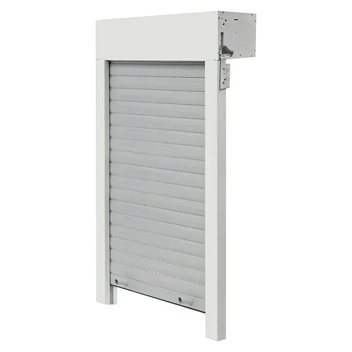 Schellenberg Rollladen-Komplett-Set - Aufsatzrollladen, 120 x 140 cm - Linke Seitenansicht