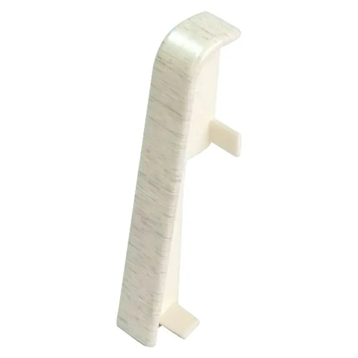 Egger Übergangskappe - Eiche Graublau, 2 Stk., Passend für: Egger Sockelleisten 17 x 60 mm - Rechte Seitenansicht