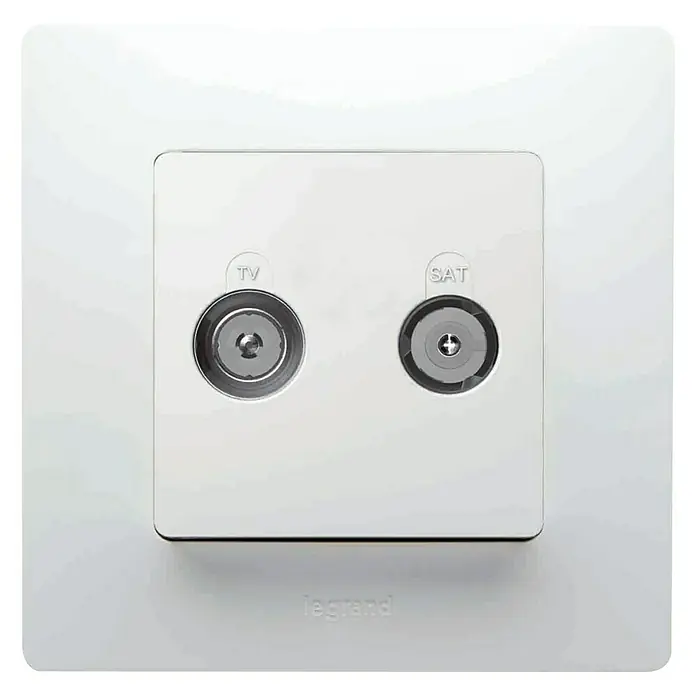 Legrand Niloé Monoblock Toma TV/SAT Intermedia - 2 conexiones