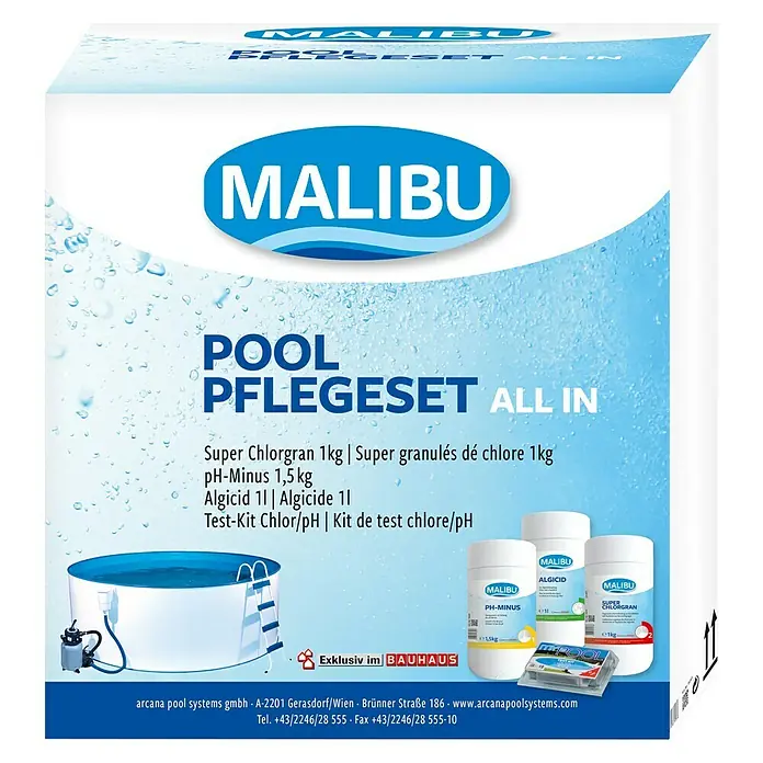 Malibu Wasserpflege-Starterset All In - 4 -tlg.