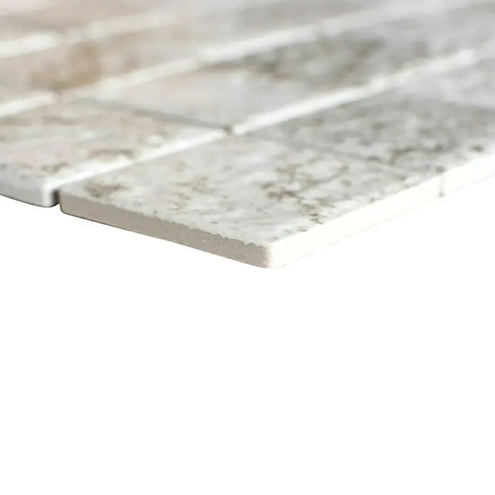 Mosaikfliese Quadrat HWA 4LG - 29,8 x 29,8 cm, Hellgrau, Matt - Vorderansicht