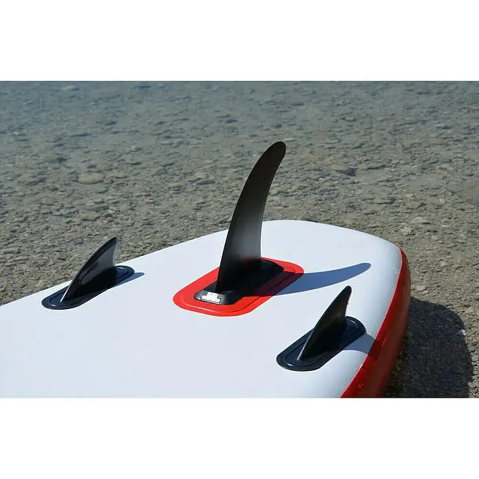 Viamare SUP-Board-Set 300 - L x B x H: 300 x 75 x 15 cm, Nutzlast: 120 kg, Aufblasbar, Rot/Weiß