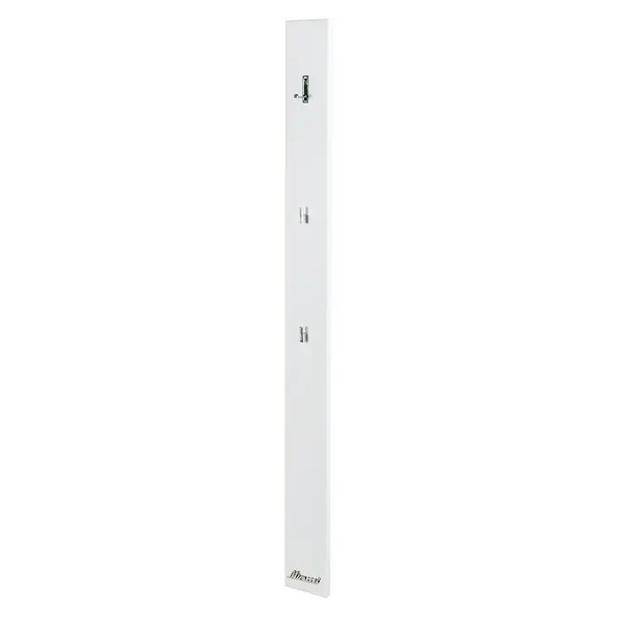 Phönix Miami Garderobenpaneel - L x B x H: 2,2 x 14 x 120 cm, Weiß - Rechte Seitenansicht