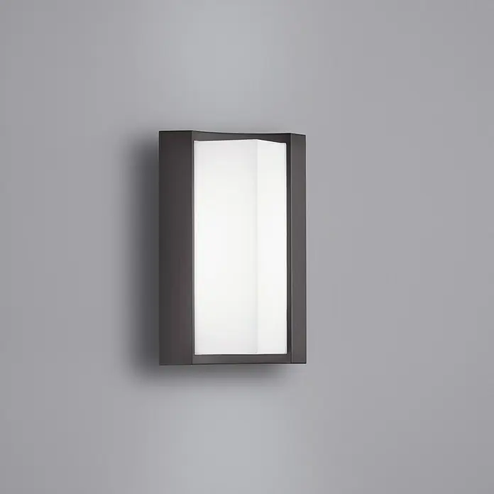 Trio Lighting Aplique exterior LED Suez - 8,5 W, 12,4 x 14,8 x 22 cm, Antracita/Blanco, IP54