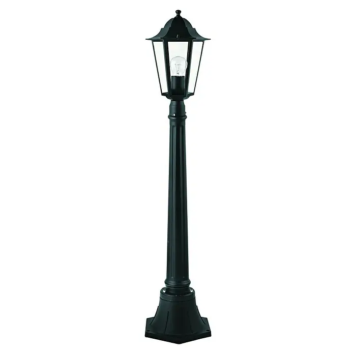 Baliza exterior Orlando - 1 luz, 60 W, IP44, Negro