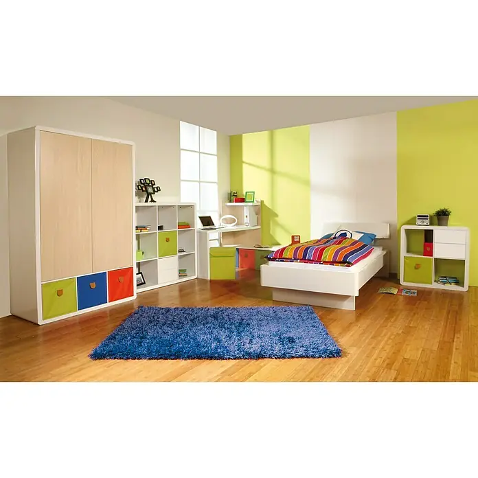 Phönix Aufbewahrungsbox Stor It - L x B x H: 34 x 34 x 34 cm, Polyester-Canvas, Grün - Stimmungsaufnahme