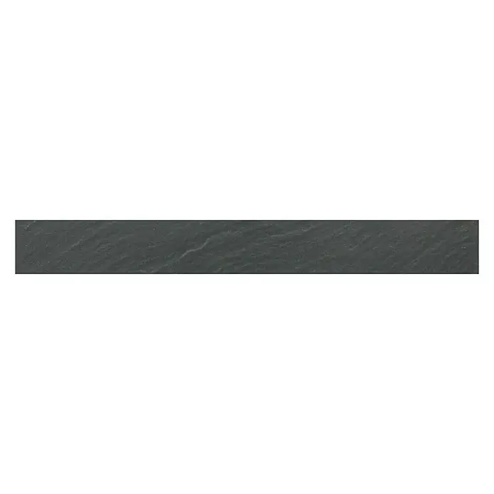 Sockelfliese Ardesia - 7 x 60,3 cm, Schwarz, Matt - Vorderansicht