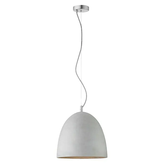 Home Sweet Home Pendelleuchte rund Concrete - Ø x H: 300 mm x 121 cm - Vorderansicht