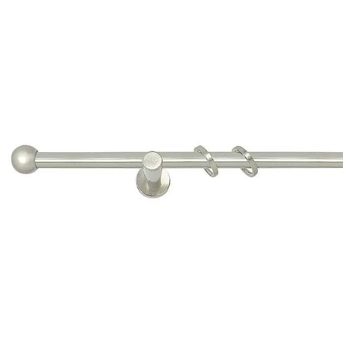 Sombra Nosač zavjesa - Duljina: 160 cm, Promjer: 16 mm, Izgled plemenitog čelika - Pogled sprijeda