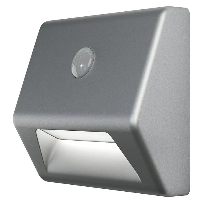Osram Nightlux LED-Nachtlicht Stair - Batteriebetrieben, Silber, 28 x 84 x 73 mm - Rechte Seitenansicht
