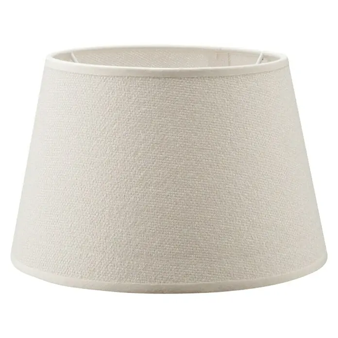 Home Sweet Home Lampenschirm Melrose - Ø x H: 20 x 13 cm, Warm White, Stoff, Rund - Vorderansicht
