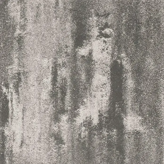 Terrassenplatte Saturn - Grau/Schwarz, 50 x 50 x 4 cm, Beton - Vorderansicht