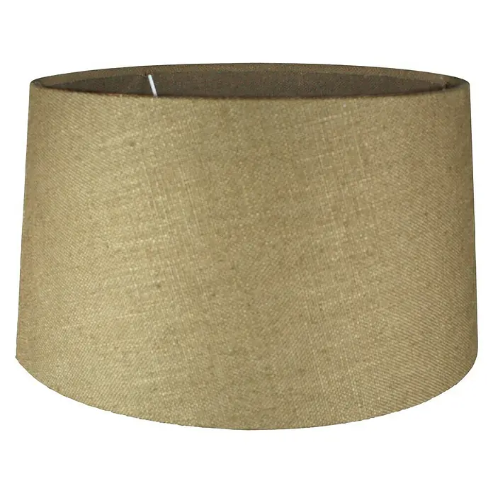 Home Sweet Home Lampenschirm Melrose - Ø x H: 35 x 19 cm, Taupe, Stoff, Rund