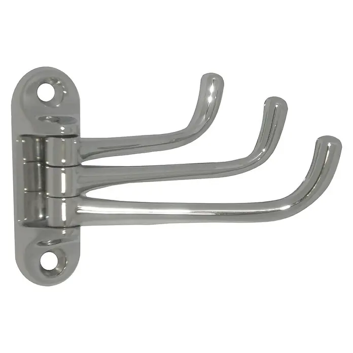 Marinetech Kuka za odjeću - D x Š x V: 106 x 25 x 75 mm, Plemeniti čelik, A4 - Pogled sprijeda