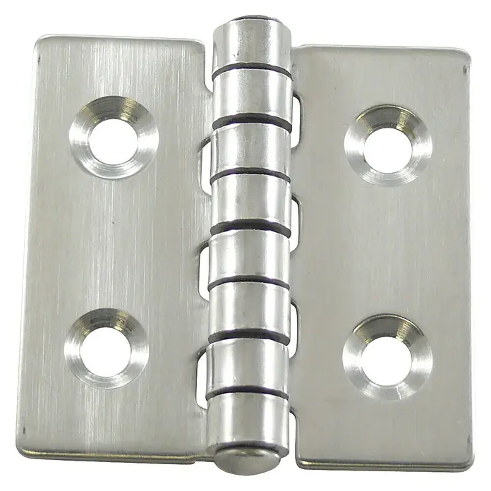 Marinetech Spojna šarka - D x Š: 40 x 40 mm, Plemeniti čelik, Vrsta čelika: A2 - Pogled sprijeda