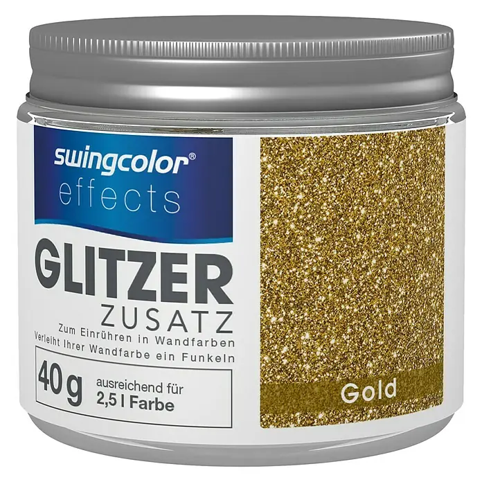 swingcolor effects Effektzusatz - Gold, 40 g - Vorderansicht