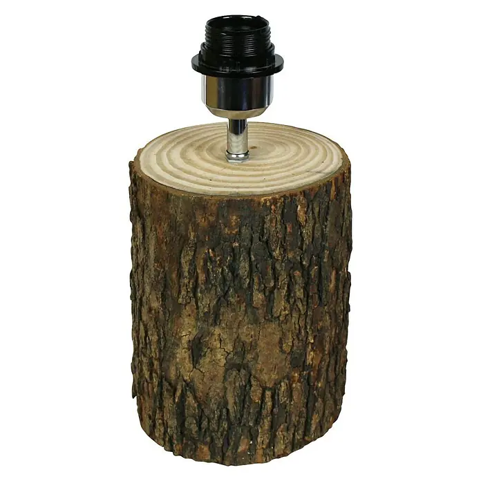 Home Sweet Home Lampenfuß Treetrunk - 40 W, Farbe: Braun, Höhe: 26 cm