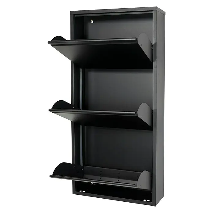 Spinder Design Schuhschrank Billy 3 - L x B x H: 15,5 x 50 x 103 cm, Geeignet für: 6 Paar Schuhe - Rechte Seitenansicht