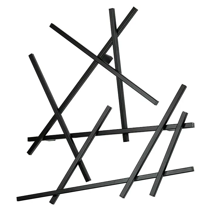 Spinder Design Garderobenleiste Matches XS - L x B x H: 10 x 79 x 79 cm - Rechte Seitenansicht