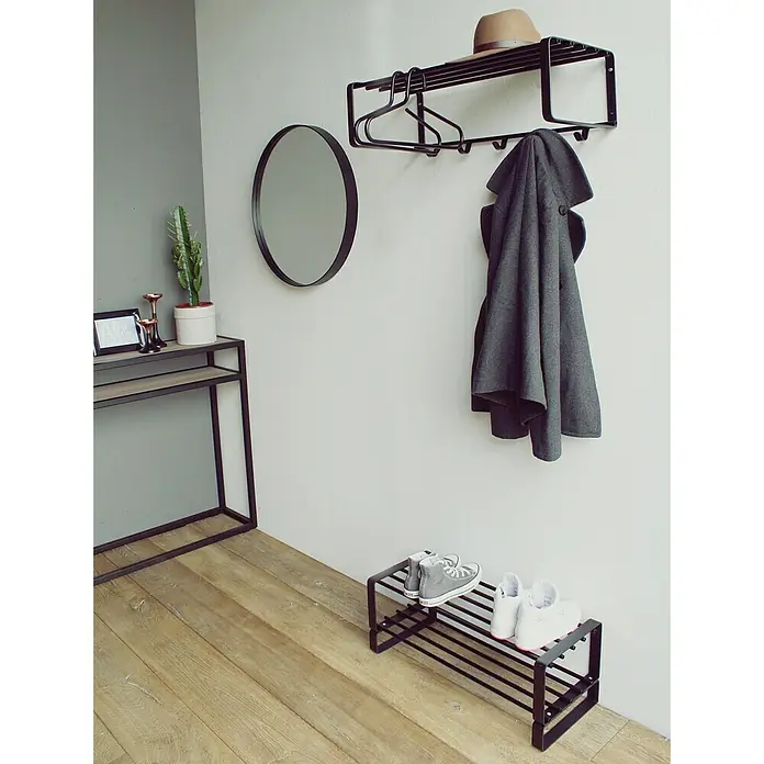 Spinder Design Garderobenleiste Rex 2 - Anzahl Haken: 5 Stk., L x B x H: 290 x 700 x 280 mm - Stimmungsaufnahme
