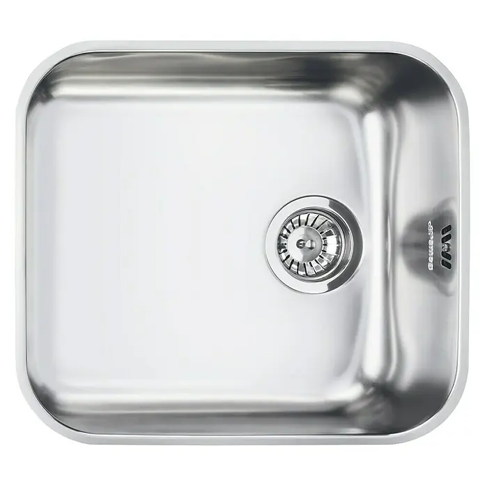 Smeg Fregadero encastrable UM45 - 42,7 x 47,8 cm, Acero inoxidable, Cromo