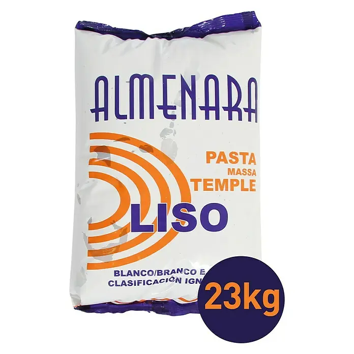 Pasta textura al temple - 23 kg, Blanco
