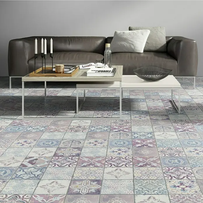 Laminat Portogallo Rose - 1.286 x 160 x 8 mm, Fliesenoptik - Stimmungsaufnahme