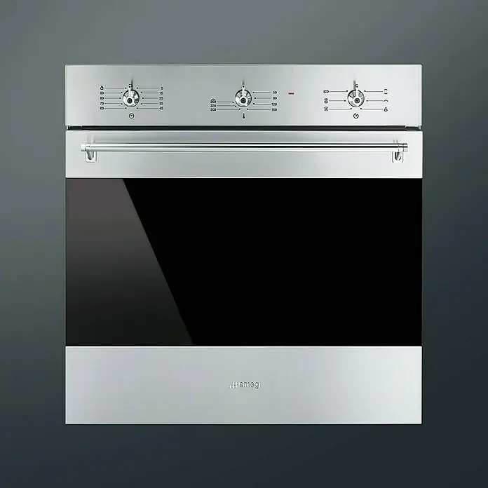 Smeg Horno empotrado SF6381X - Número de tipos de calentamiento: 6 ud., Volumen horno: 70 l