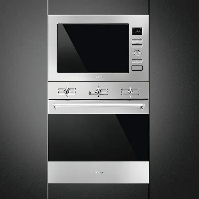 Smeg Horno empotrado SF6381X - Número de tipos de calentamiento: 6 ud., Volumen horno: 70 l