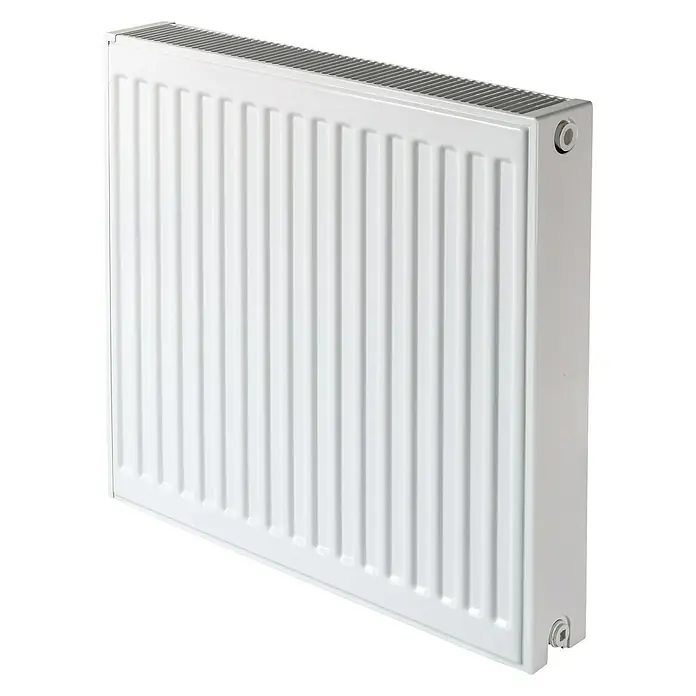 Universal-Flachheizkörper - B x H: 70 x 60 cm, 6-fach, Typ: DK-22, 1.079 W - Rechte Seitenansicht