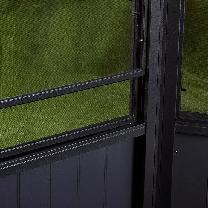Sojag Pavillon Charleston 12 x 15 - 384 x 489 x 281 cm, Anthrazit - Detailaufnahme