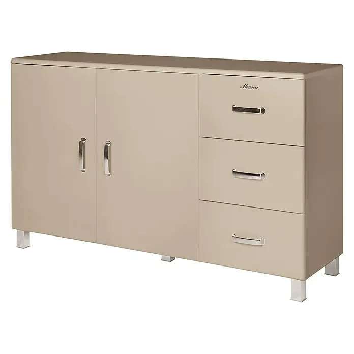 Phönix Miami Sideboard - L x B x H: 43 x 146,4 x 88,8 cm, Taupe - Vorderansicht