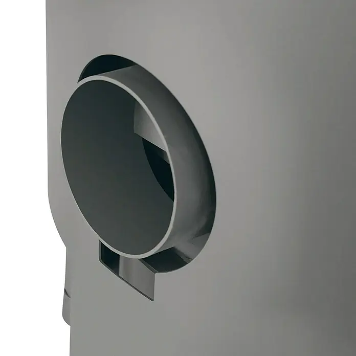 Justus Kaminofen Mino 2.0 - 5,5 kW, Raumheizvermögen: 88 m³, Material Abdeckung: Glas, Schwarz - Detailaufnahme