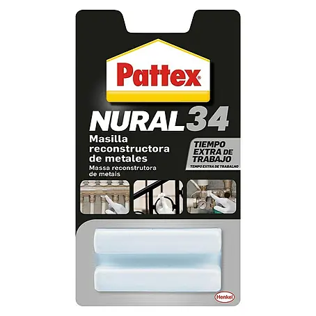 Pattex  Masilla adhesiva de metales Nural 34