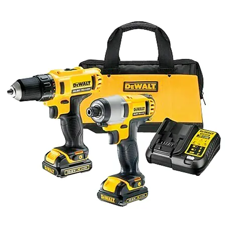Dewalt  Atornillador de batería y taladro DCK211C2