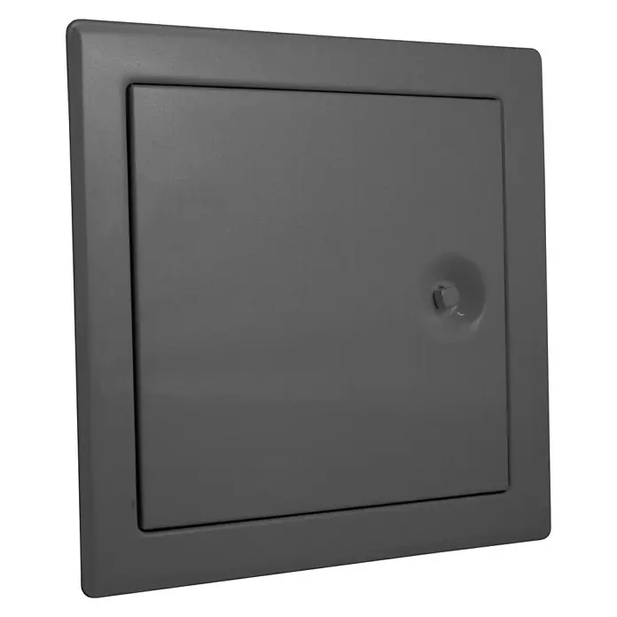 Probau Revisionstür - 15 x 15 cm, Anthrazit, Beschichtet - Rechte Seitenansicht