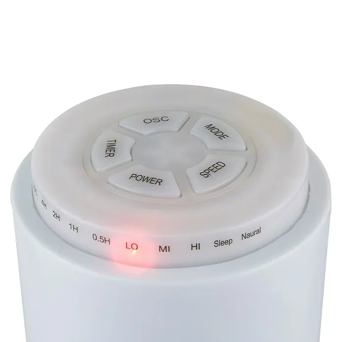 Proklima Turmventilator - Weiß, 78 cm, 50 W, 258 m³/h, Timer