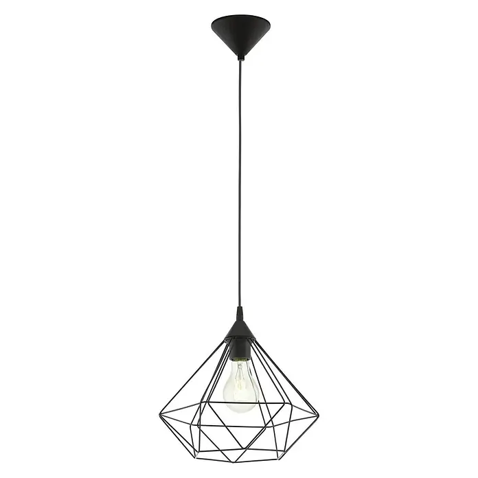 Eglo Tarbes Pendelleuchte rund - Höhe: 110 cm, Durchmesser: 325 mm