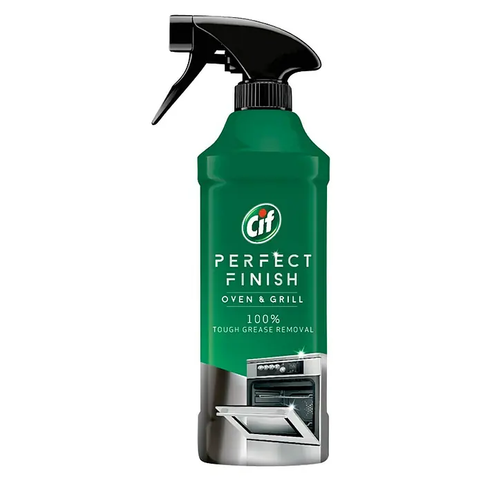 Cif Limpiador para horno y parrilla Perfect Finish - 435 ml, Botella con pistola rociadora