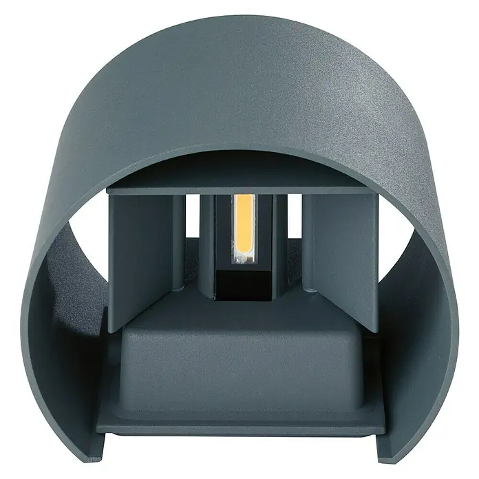 Starlux LED-Außenwandleuchte Umea - 8 W, 11,6 x 13,6 x 10 cm, Anthrazit, IP54