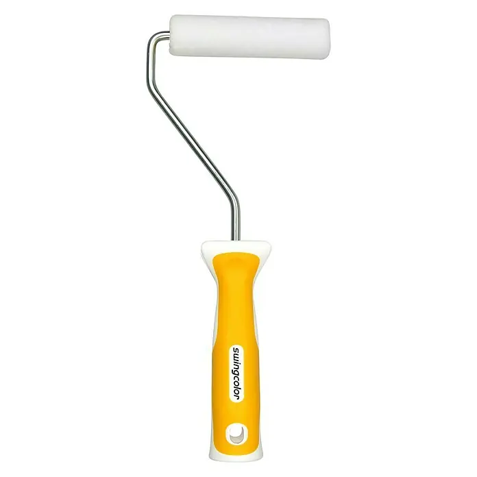 swingcolor Premium Valjak za lakiranje 2K - Širina valjka: 10 cm, Debljina držača valjka: 6 mm, Dužina držača: 15 cm - Pogled sprijeda