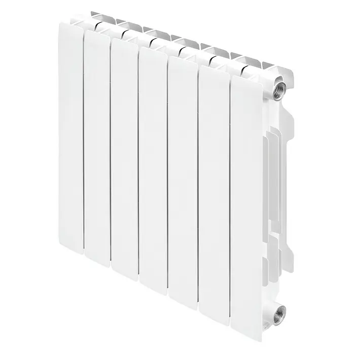 Ferroli Radiador de agua Proteo CHP - An x Al: 56 x 58,15 cm, 7 elementos, 742,42 W - Vista angular