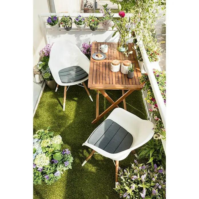 Sunfun Diana Mesa de balcón - 100 x 50 cm, Madera - Foto ambiente